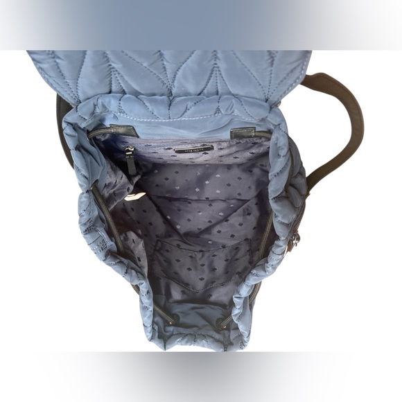 Kate Spade Blue Quilted Backpack - Picture 7 of 9